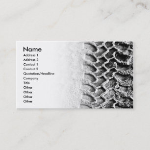 Cartão De Visita Na trilha