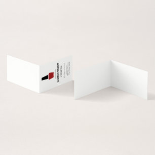 Cartão De Visita Nail Poli Minimalista