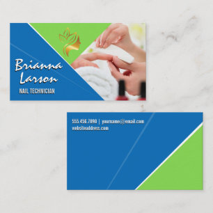 Cartão De Visita Nail Polonês   Salão