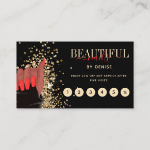 Cartão De Visita nail salon afroamerican nail nail