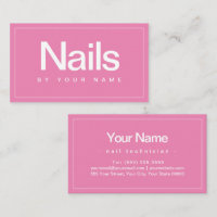 Nail Salon Nail Technician Simples Negócios
