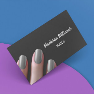 Cartão De Visita Nail Tech Nail Salon