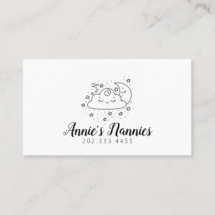 Cartão De Visita Nannies Babysitting