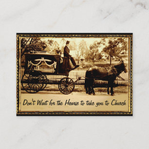 Cartão De Visita Não espere o profissional do pastor