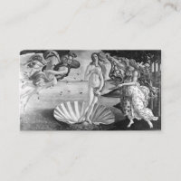 Nascimento De Vênus - Botticelli - Preto E Branco