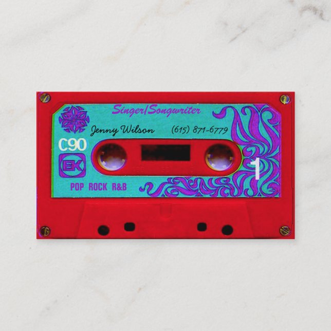 Cartão De Visita Nashville v (Frente)