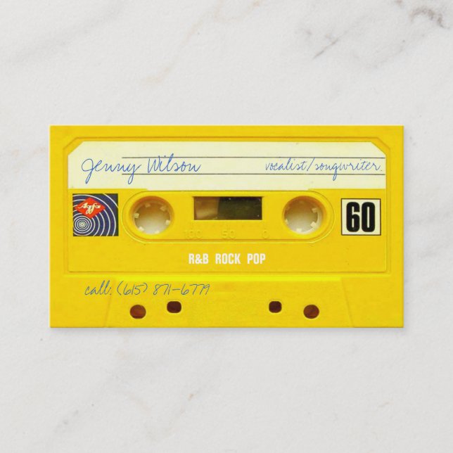 Cartão De Visita Nashville x (Frente)