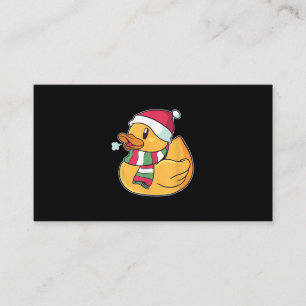 Cartão De Visita Natal do Pato Bonito