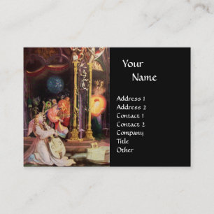 CARTÃO DE VISITA NATIVIDADE COM ÂNGULOS - MÁGICA DO MONOGRAMA DE NA