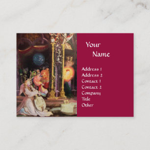 CARTÃO DE VISITA NATIVIDADE COM ÂNGULOS - MÁGICA DO MONOGRAMA DE NA