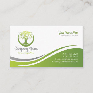 Cartão de visita natural (Carta Verde)
