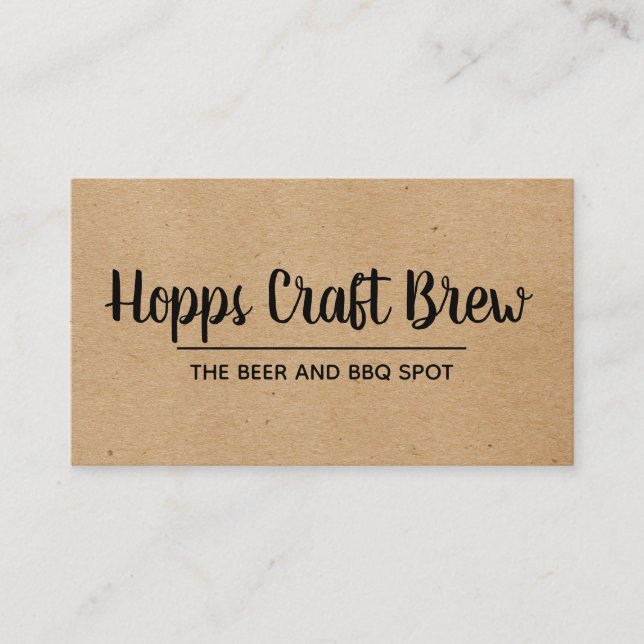 Cartão De Visita Natural | Layout (Frente)