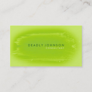 Cartão De Visita Natureza Verde Simples E Elegante De Aquarela