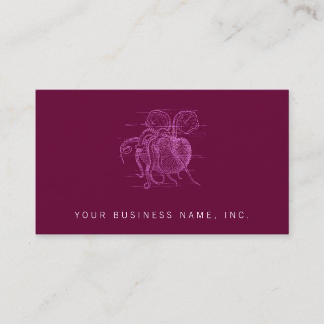 Cartão De Visita Nautilus (estilo letterpress) (Frente)