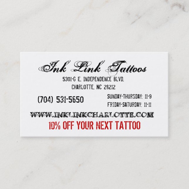 Cartão De Visita Negócio Card3 da relação da tinta (Frente)