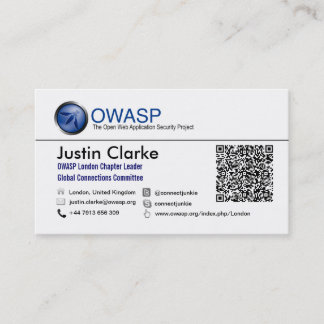 Cartão De Visita Negócio Card_2 de JC OWASP