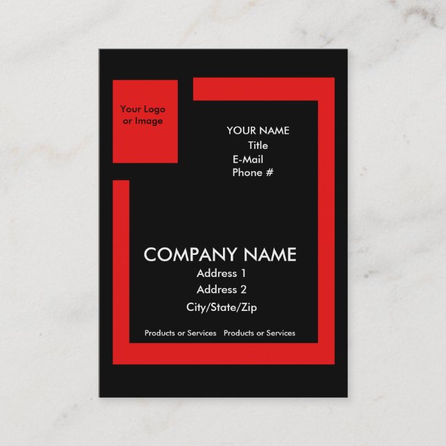 Cartão De Visita Negócio/cartão relativo à promoção - com o (Frente)