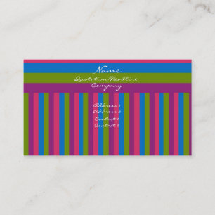 Cartão De Visita Negócio colorido moderno