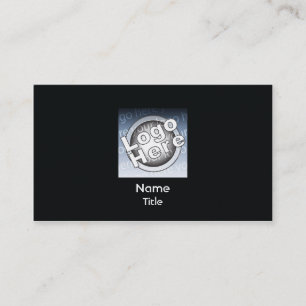 Cartão De Visita Negócio liso preto