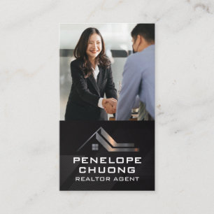 Cartão De Visita Negócio   Logotipo de Imóveis   Finanças