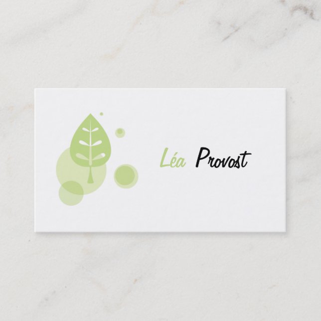 Cartão De Visita Negócio porque - Mapa de visita Landscape (Frente)