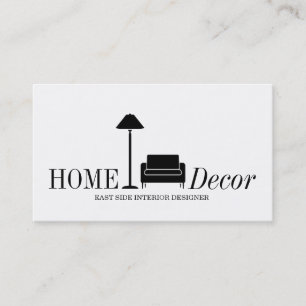 Cartão De Visita Negócios da Loja de Mobiliário do Designer Exter