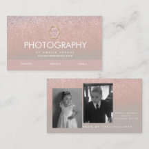 Negócios de Fotografia Ombre Brilho Seu Logotipo