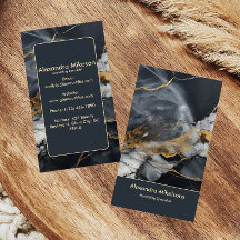 Negócios de Mármore Preto Ouro de Luxo