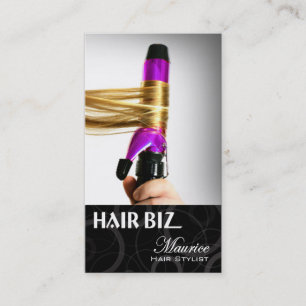 Cartão De Visita Negócios do cabelo - Termas Friseur do salão de