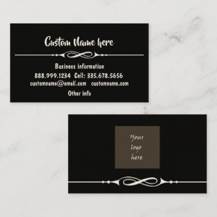 Cartão De Visita Negócios Personalizados com Seu Logotipo