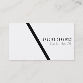 Cartão De Visita Negrito Geométrico