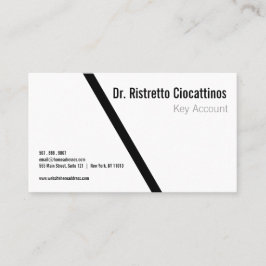 Cartão De Visita Negrito Geométrico