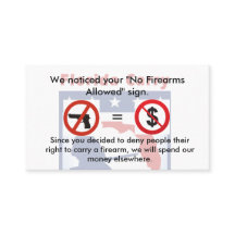 Nenhumas armas nenhum dinheiro!