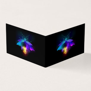 Cartão De Visita Neon Firefly a preto