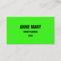 Neon Green Bright Colorful Wedents Modern