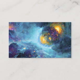 Cartão De Visita Neural Circuit Nebula Nexus