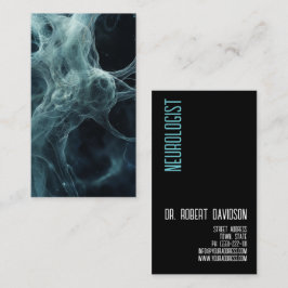 Cartão De Visita Neurologista Nerva Médico Medicina Moderno Negrito