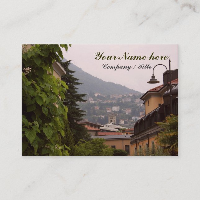 Cartão De Visita Névoa da manhã (Frente)