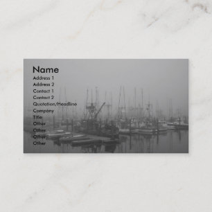 Cartão De Visita Névoa no porto