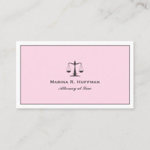 Cartão De Visita Nível Profissional de Escala de Justiça do Advogad