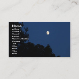 Cartão De Visita Noite de verão
