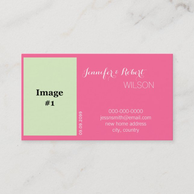 Cartão De Visita noiva rosa rosa, noiva noiva noiva (Frente)