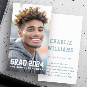 Cartão De Visita Nome da graduação do aluno de fotografia