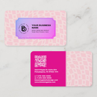 Cartão De Visita Nome da tendência de Abstrato de Raios de Vintagem