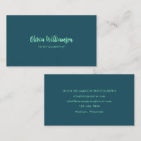 Nome de Script Minimalista Criativa Verde Azul Pro