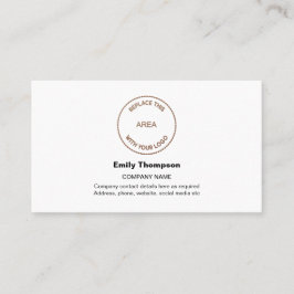 Cartão De Visita Nome do logotipo da sua empresa Nome do contato Br