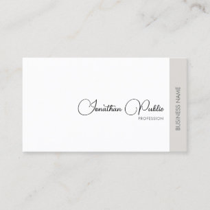 Cartão De Visita Nome do tipo Logotipo Personalizado da Empresa Ele