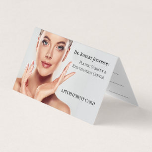 Cartão De Visita Nomeação do Centro de Cirurgia e Rejuvenescimento 