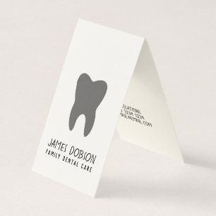 Cartão De Visita Nomeação Exclusiva de Dentista Molar Cute Contem
