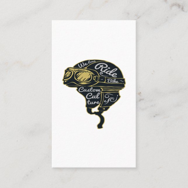 Cartão De Visita nós amamos a cultura de bicicleta costume de bicic (Frente)